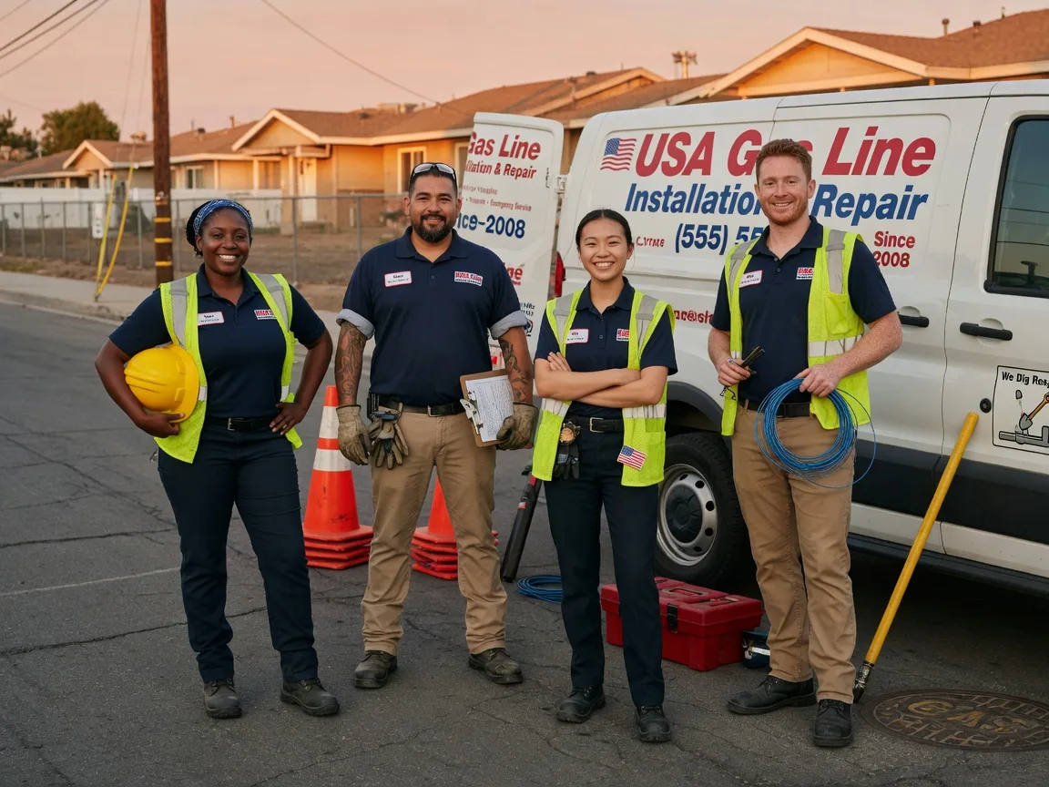 Gas Line Installation company in Odessa, NE